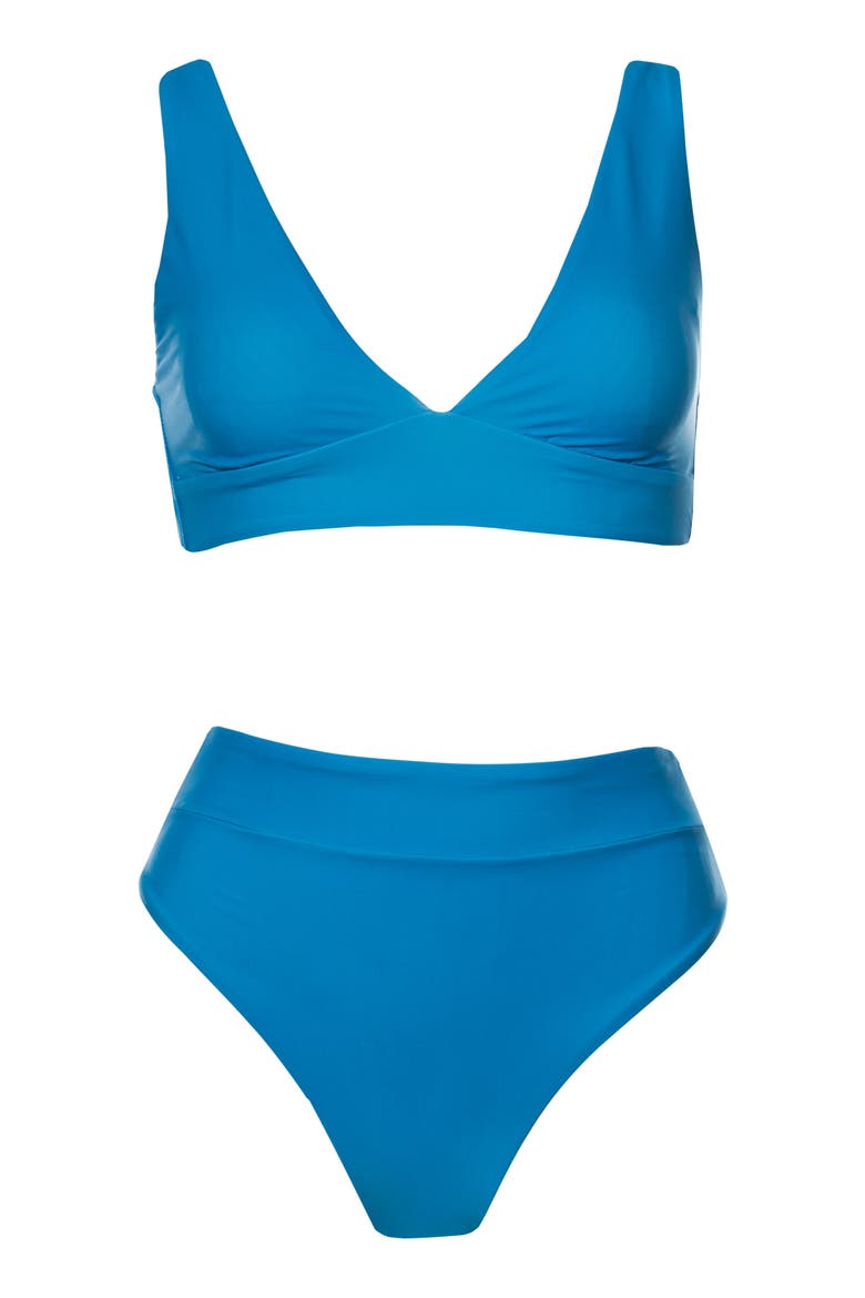 Blue Suzy Q Reversible Bikini Bottoms, Alternate, color, BLUE