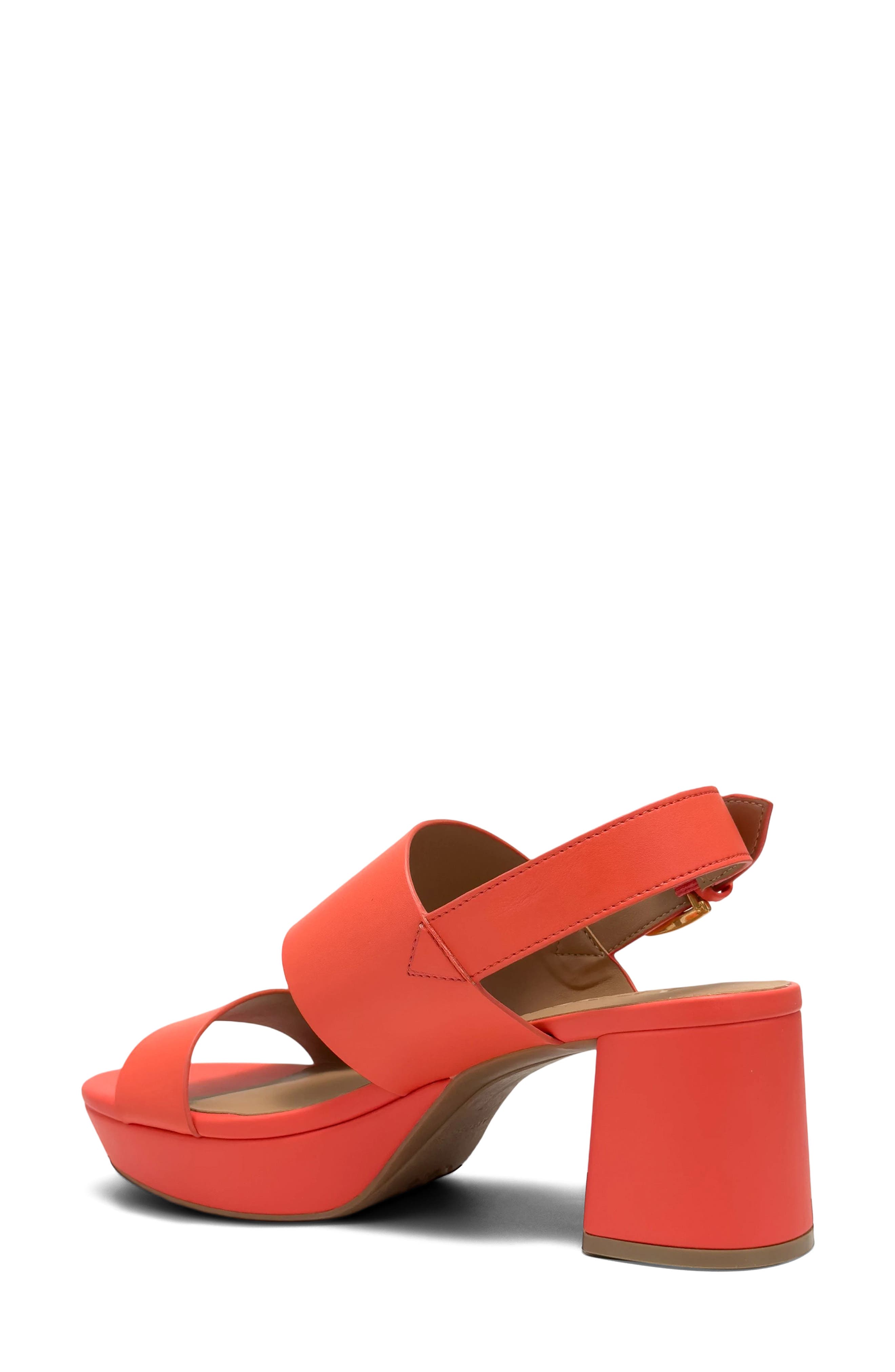 Camila Platform Sandal, Alternate, color, ORANGE