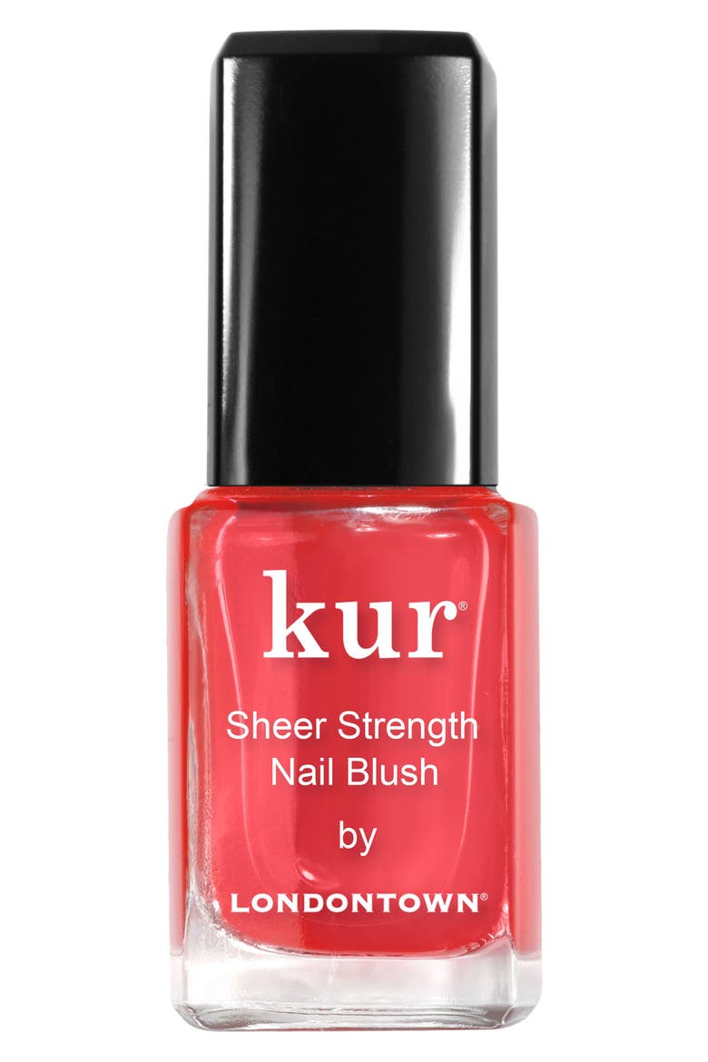 Sheer Strength Nail Blush, Main, color, POPPY