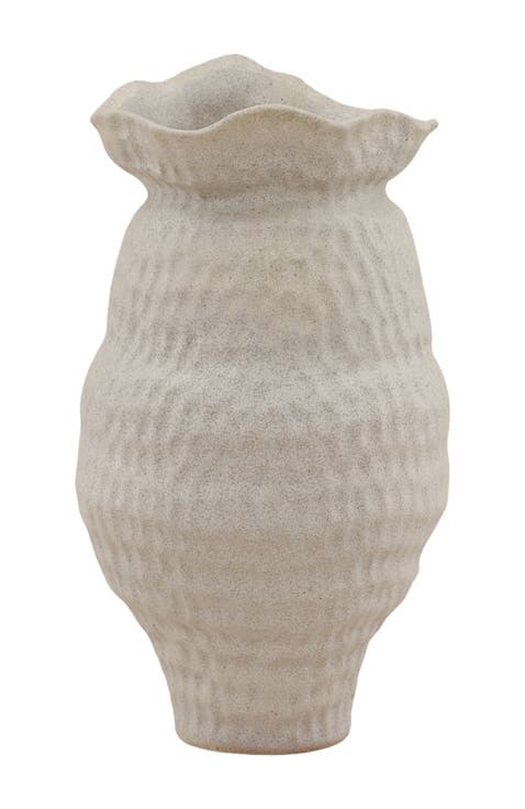 Nerina Textured Porcelian Decorative Vase