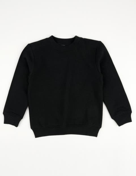 Kids Pullover Sweatshirt, Long Sleeve, Solid Colors