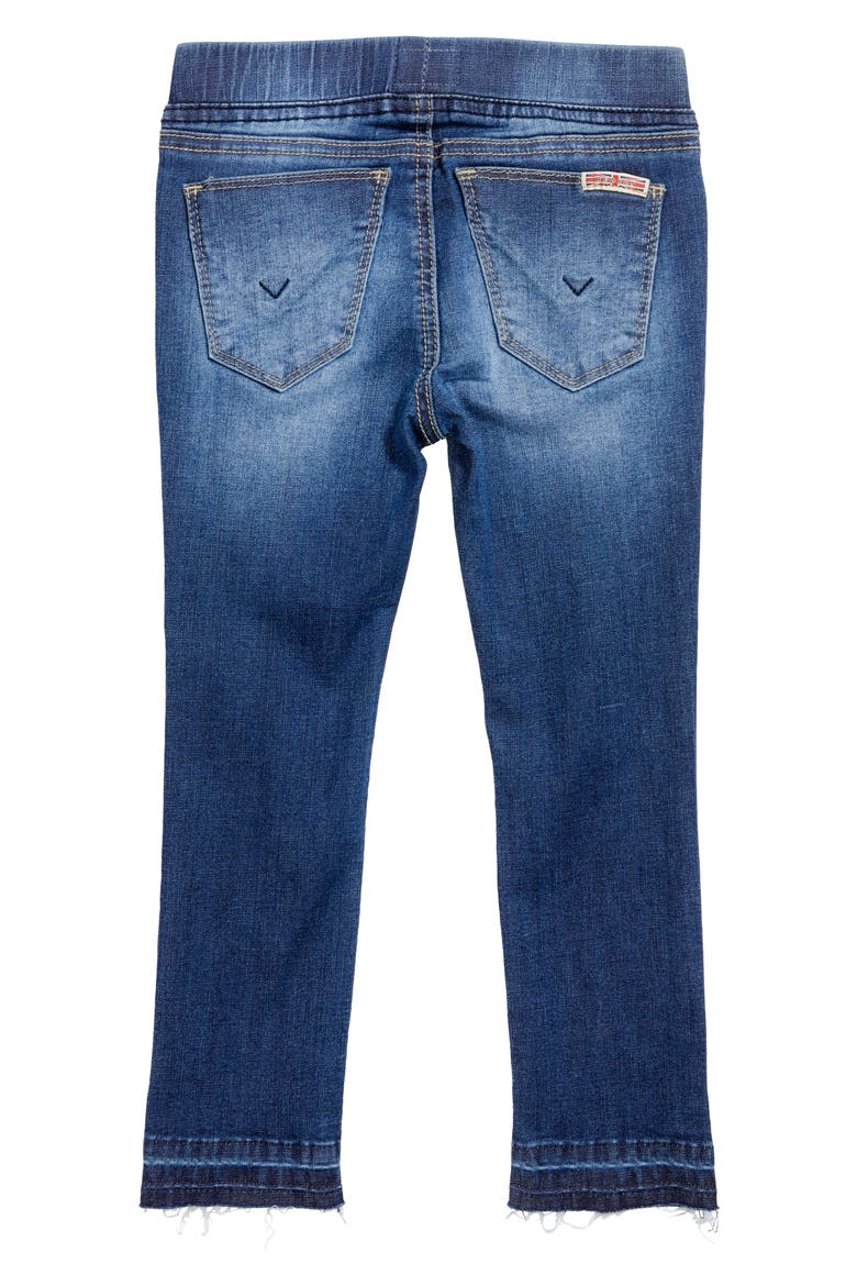 Hudson Kids Distressed Skinny Jeans, Main, color, VINTAGE BLUE