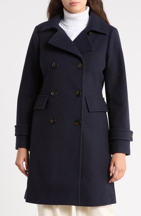 Double Breasted A-Line Walker Coat