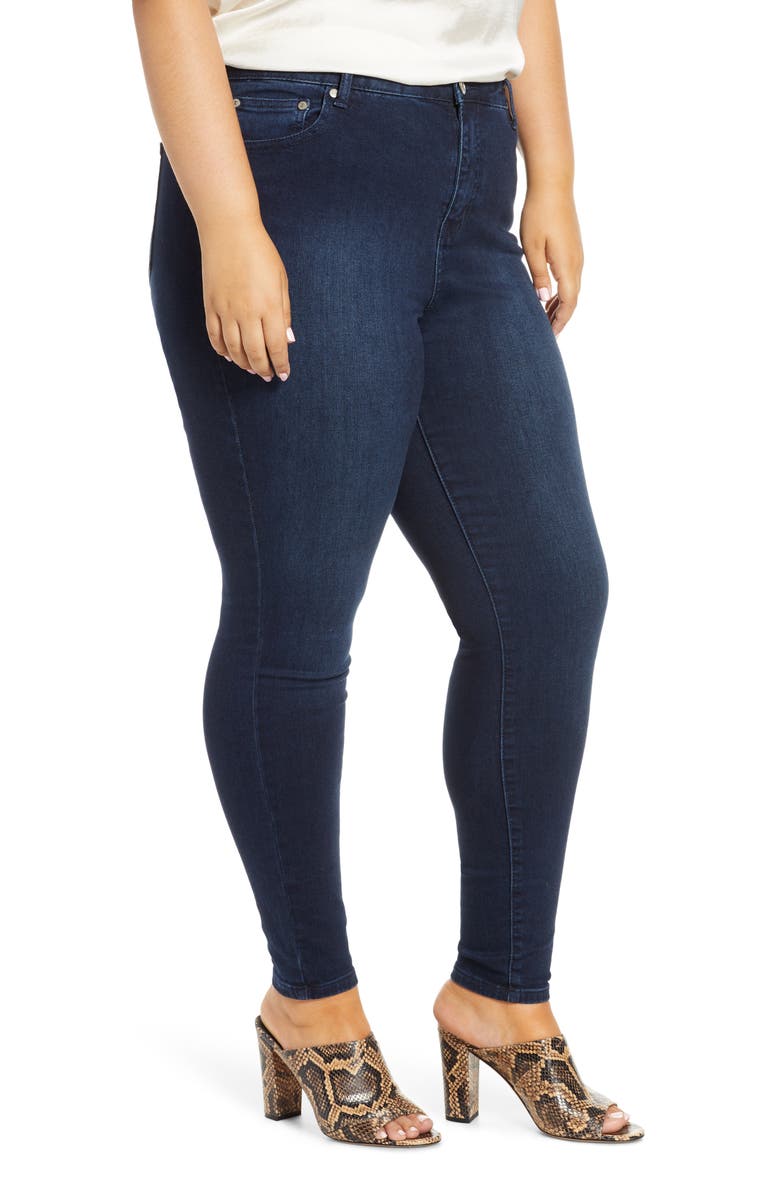 ELOQUII Olivia Sculpting Skinny Jeans, Alternate, color,