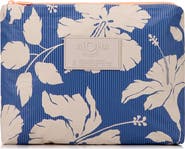 Aloha Collection Mid Salina Tiny Stripe Water Resistant Tyvek® Zip Pouch