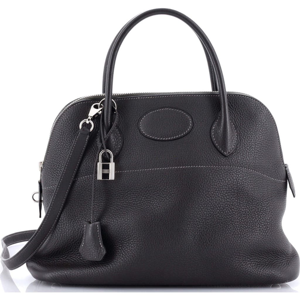 Pre-owned Hermes Hermes Bolide Bag Clemence 31 In Gray