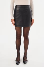 LAMARQUE Rowan | Leather Mini Skirt