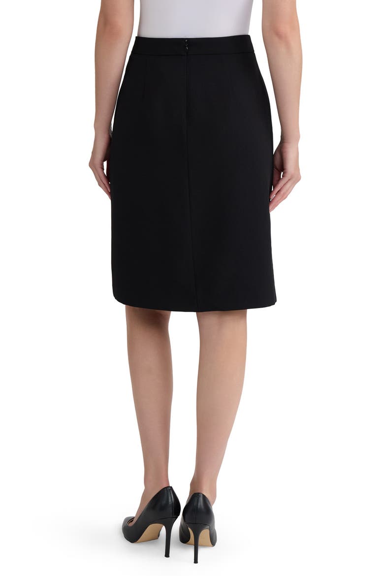 Inverted Pleat Skirt, Alternate, color, BLACK