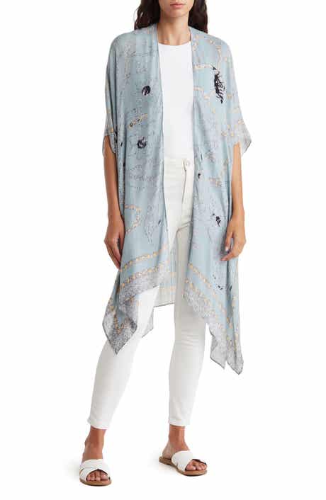 Mix Print Ruana