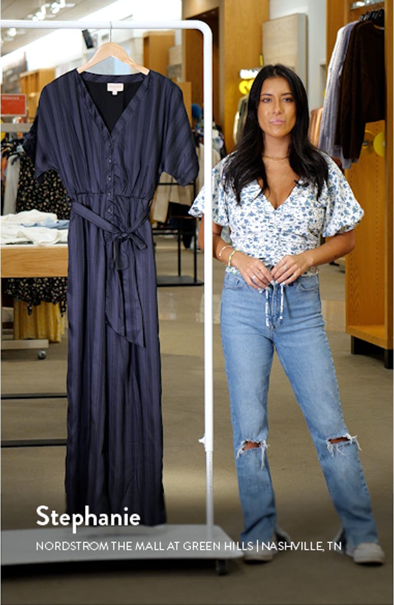 Naya Variegated Tonal Stripe Jumpsuit, sales video thumbnail