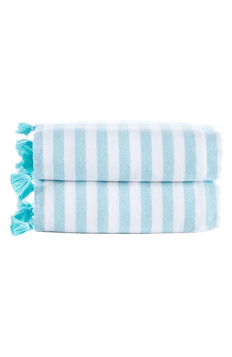 Pesthemal 2-Pack Turkish Cotton Bath Towels