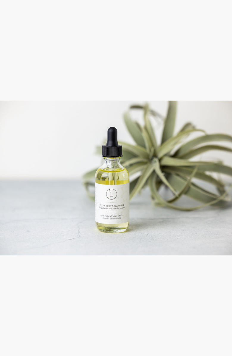Lizush Natural Handmade Beard Oil, Alternate, color, NO COLOR