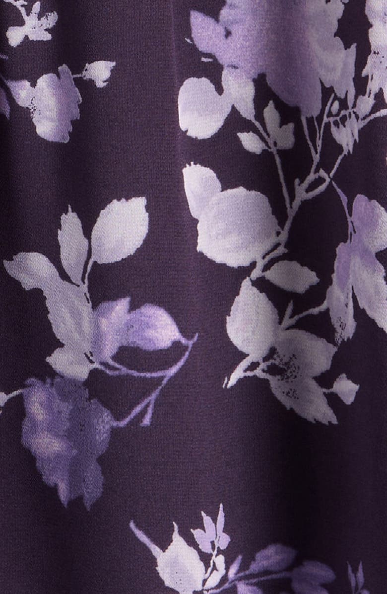 Nordstrom Kids' Smocked Bodice Puff Sleeve Dress, Alternate, color, Purple Night Liana Floral