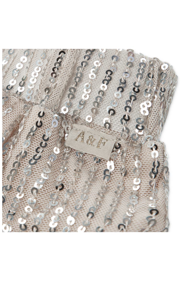 Kids' Tiered Sequin Skirt, Alternate, color, TAPIOCA