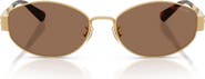 COACH 57mm Irregular Sunglasses