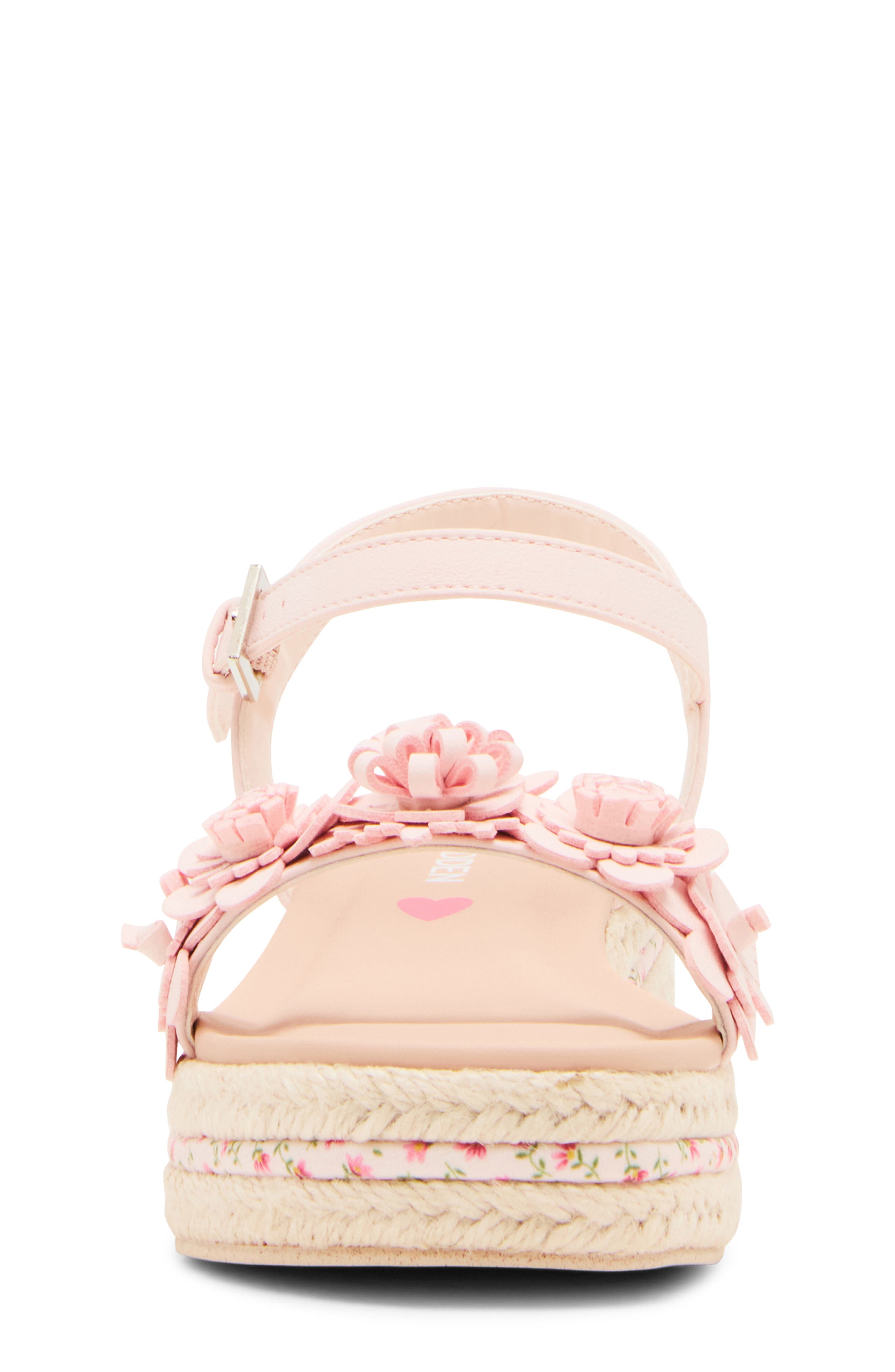 Steve Madden Kids' Dori Ankle Strap Sandal, Alternate, color, Blush