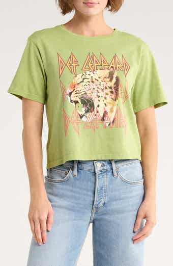 Philcos Def Leppard Growl Cotton Graphic T-Shirt
