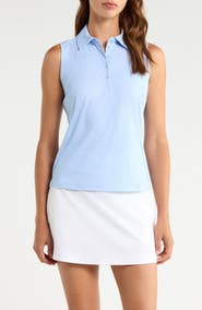 G/FORE Geo 2 Silky Tech Performance Sleeveless Polo
