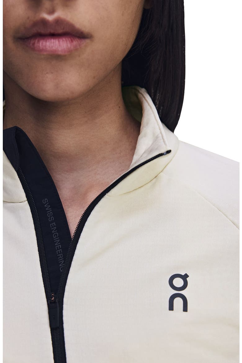 Climate Quarter Zip Running Top, Alternate, color, HARE