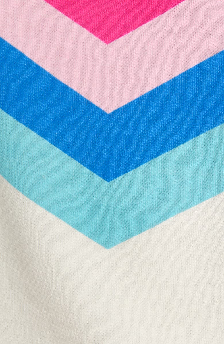 Wildfox Fiona Passion Chevron Pullover, Alternate, color, 
