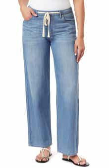 Kensie Low Rise Elastic Back Straight Leg Jeans