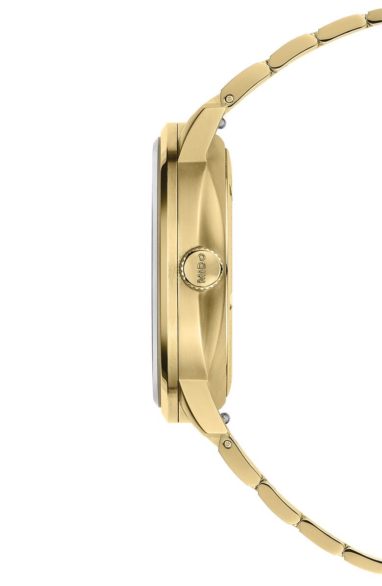 MIDO Commander Gradient Automatic Goldtone Bracelet Watch, 40mm, Alternate, color, 