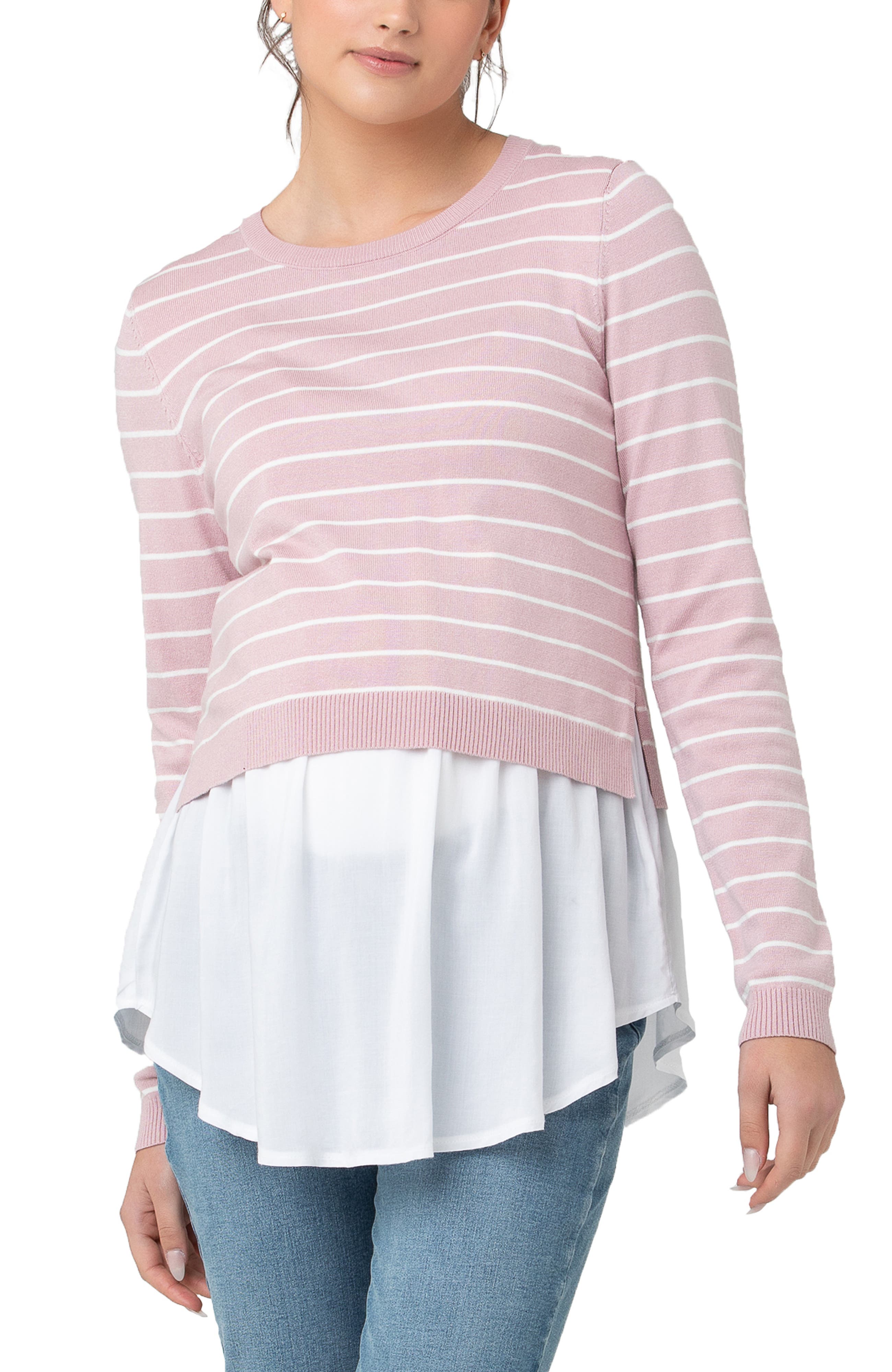 selected Dusty Pink / White