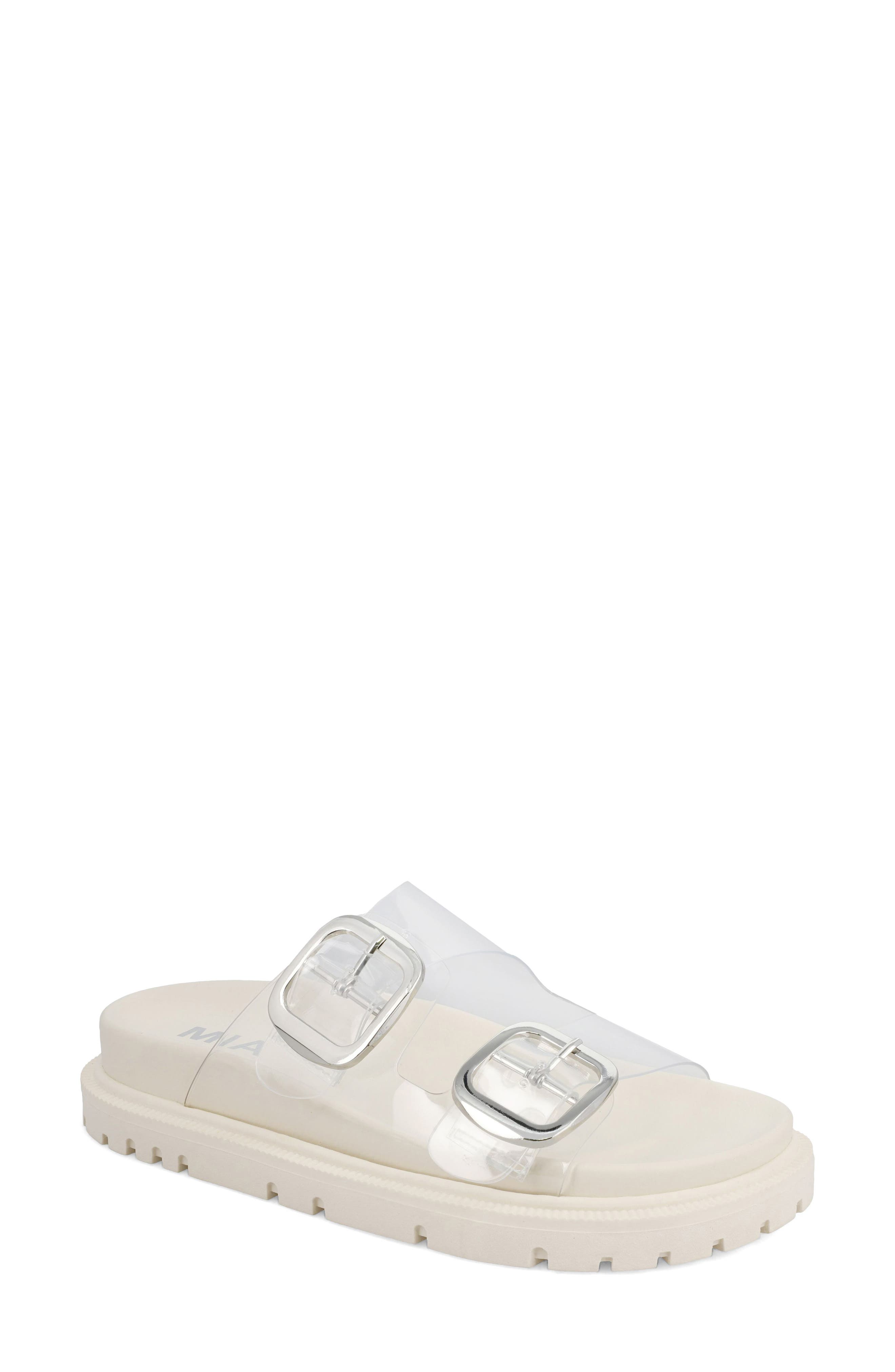 MIA Gen-T Sandal, Main, color, Clear