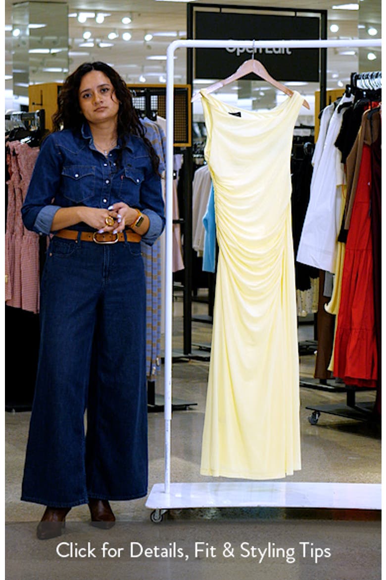 Layana Ruched Asymmetric Gown video