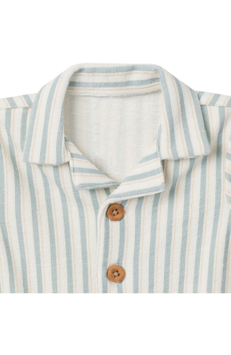 Modern Moments<sup>™</sup> by Gerber Collared Short Sleeve Romper, Alternate, color,