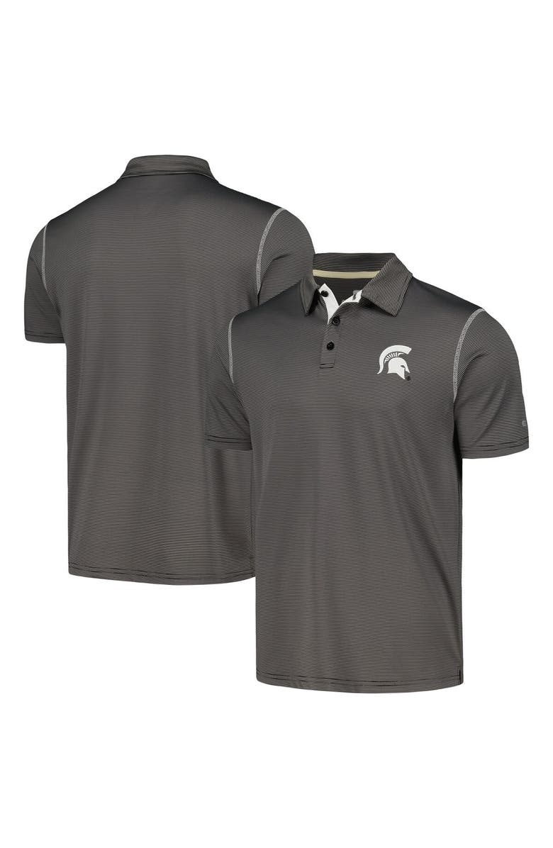 COLOSSEUM Men's Colosseum  Gray Michigan State Spartans Cameron Polo, Alternate, color, 