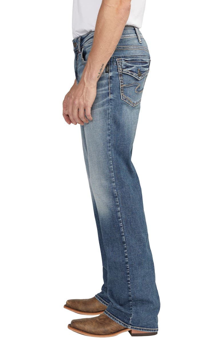 Silver Jeans Co. Zac Relaxed Straight Leg Jeans, Alternate, color, Indigo