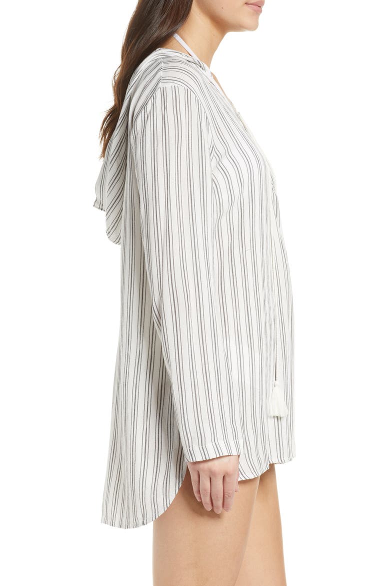 Same Story Hooded Cover-Up Tunic, Alternate, color, SEASHELL