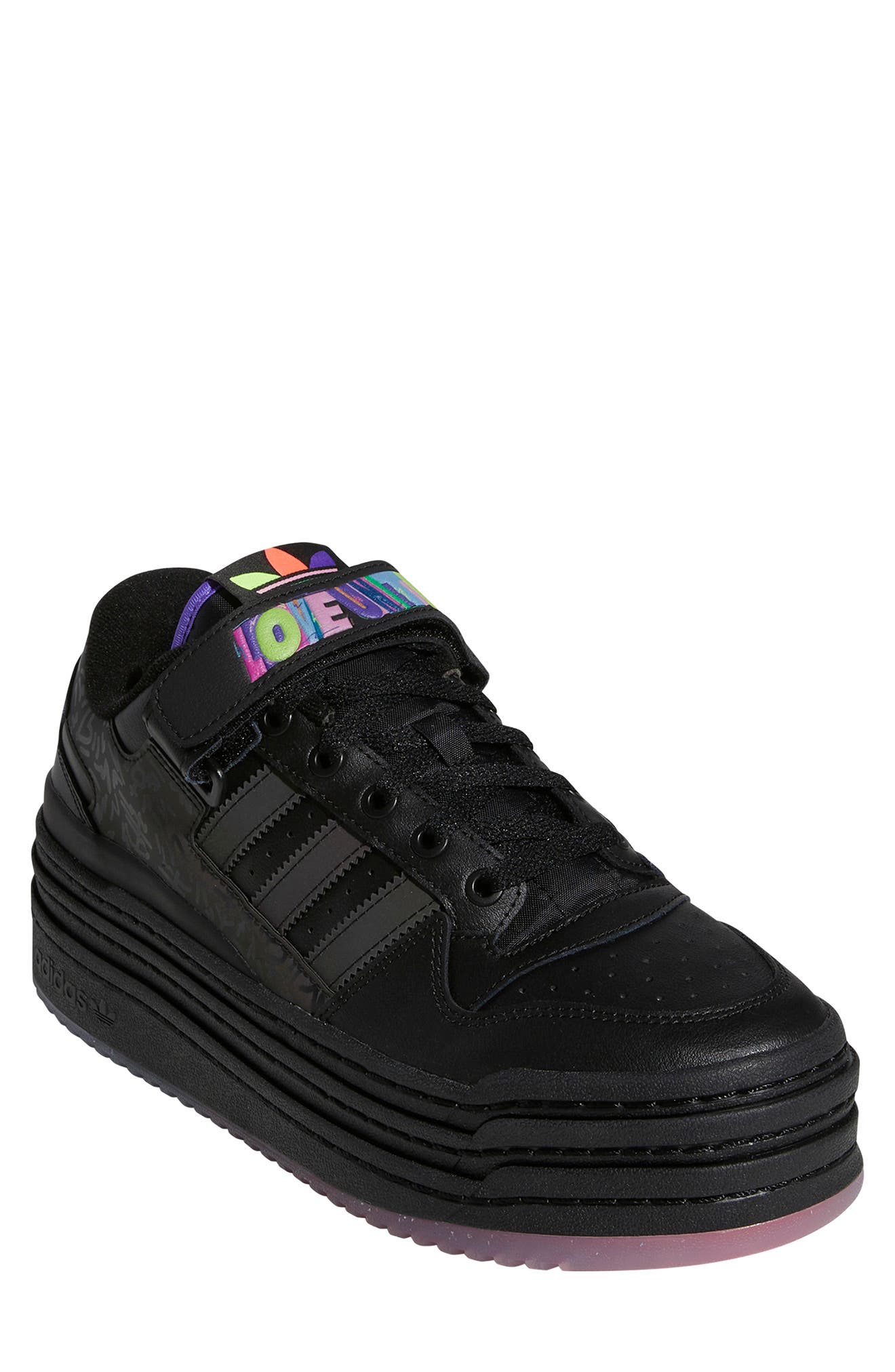 adidas Forum Pride Triple Platform Sneaker, Main, color, 