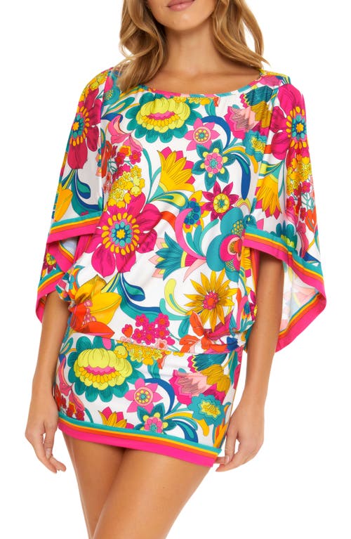 Trina Turk Fontaine Cover-up Tunic Dress In Multi