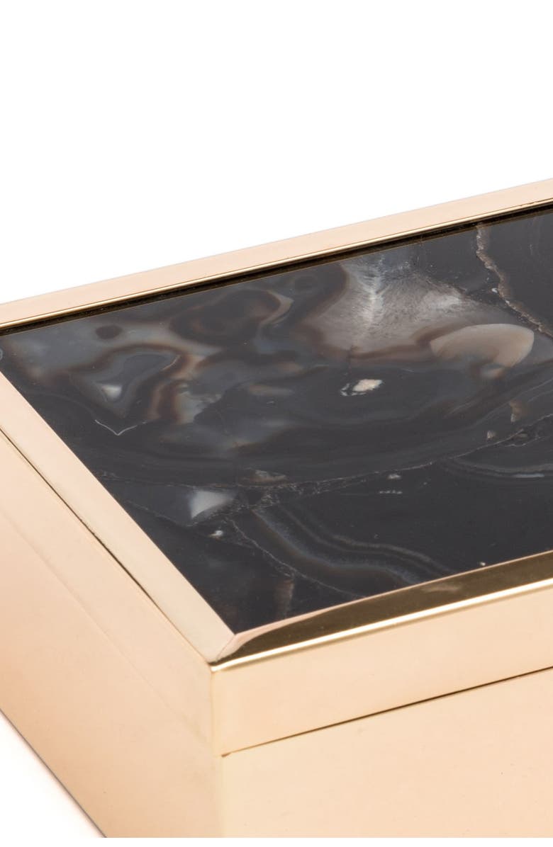 ZUO MODERN Large Black Stone Box, Alternate, color, 