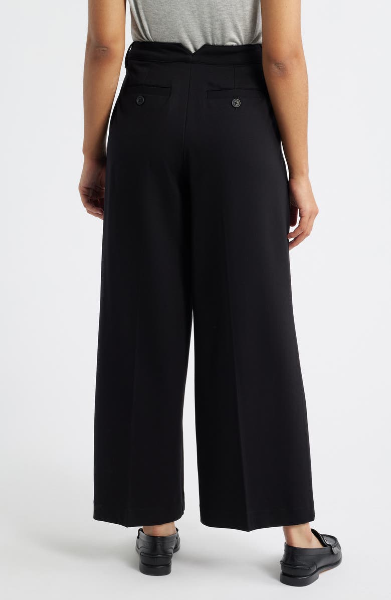 Liverpool Los Angeles Wide Leg Drawstring Pants, Alternate, color, Black