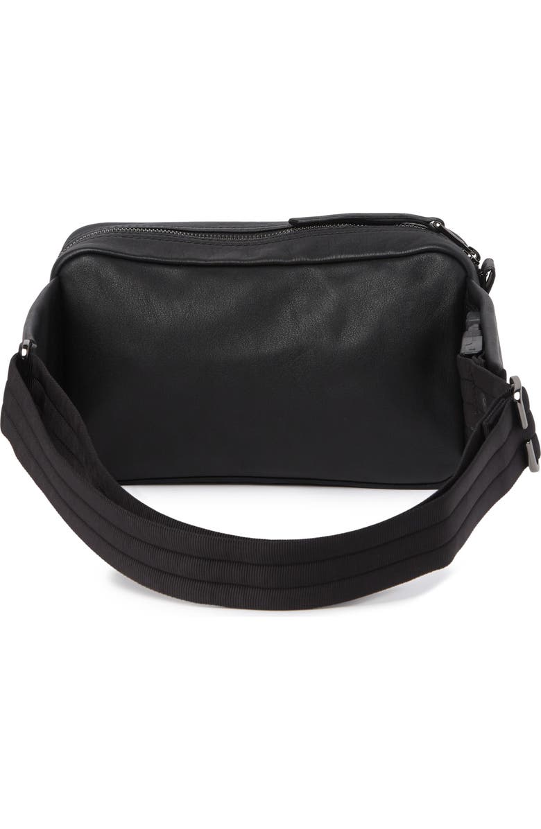 Longchamp Two Pocket Belt Bag, Alternate, color, Black