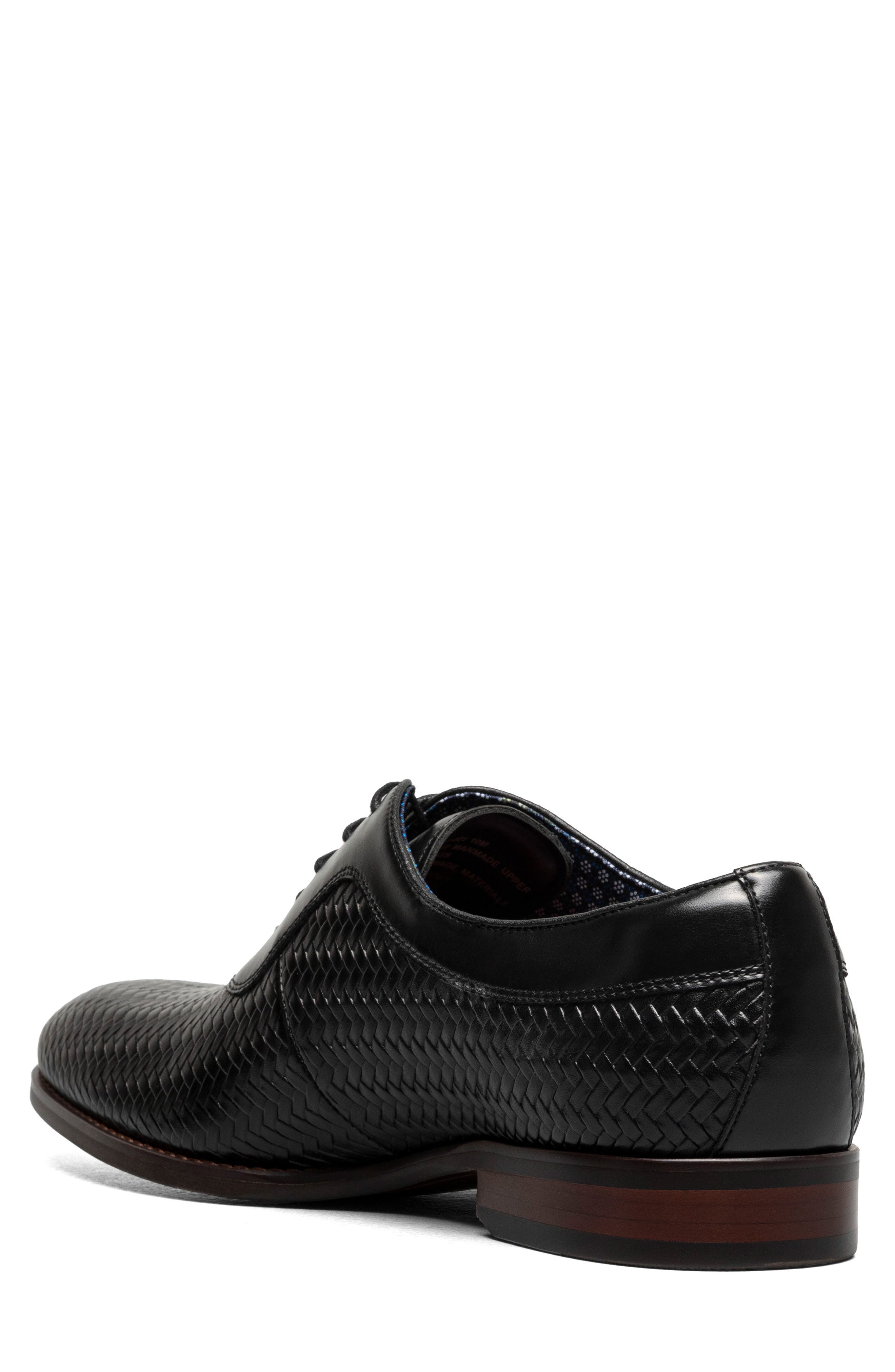 Stacy Adams Keating Woven Derby, Alternate, color, Black