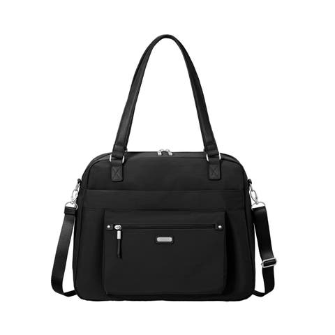Overnight Expandable Laptop Tote Bag with RFID Wristlet