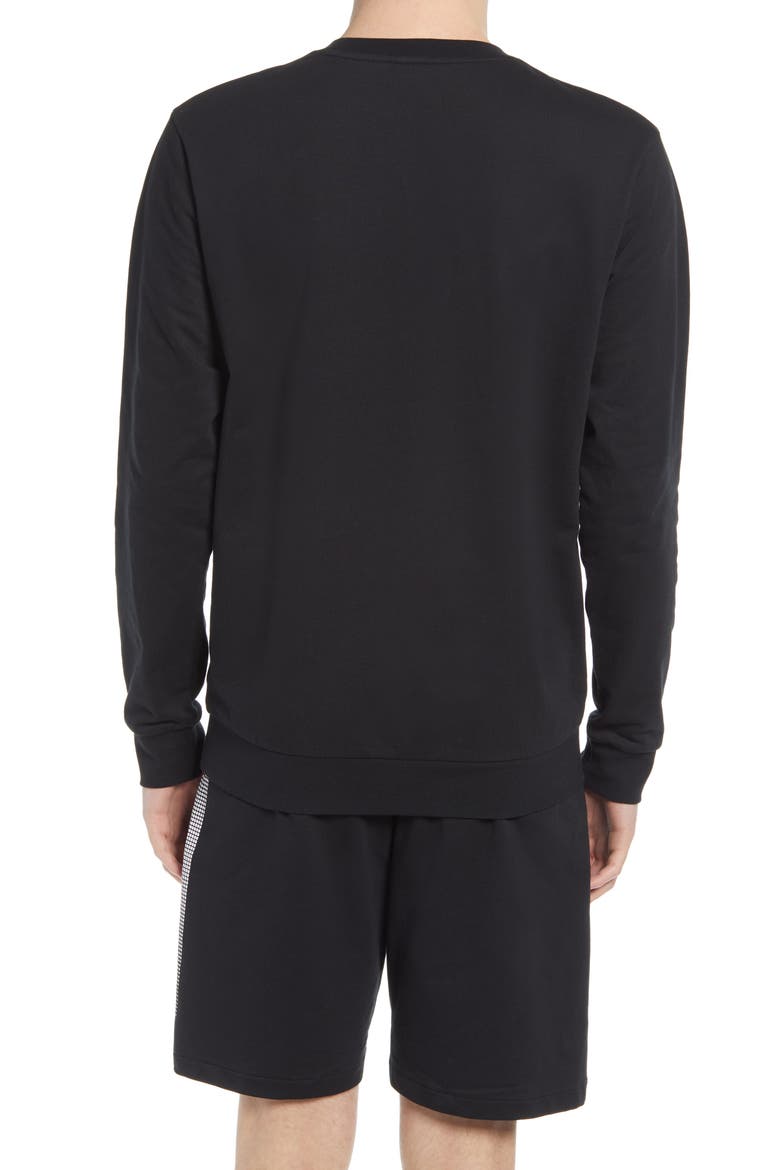 Men's Authentic Sweatshirt, Alternate, color, BLACK