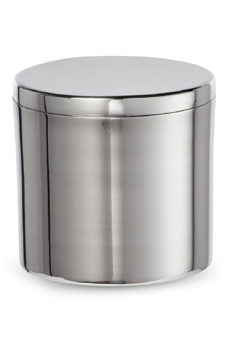 Modern Round Canister, Main, color, SILVER