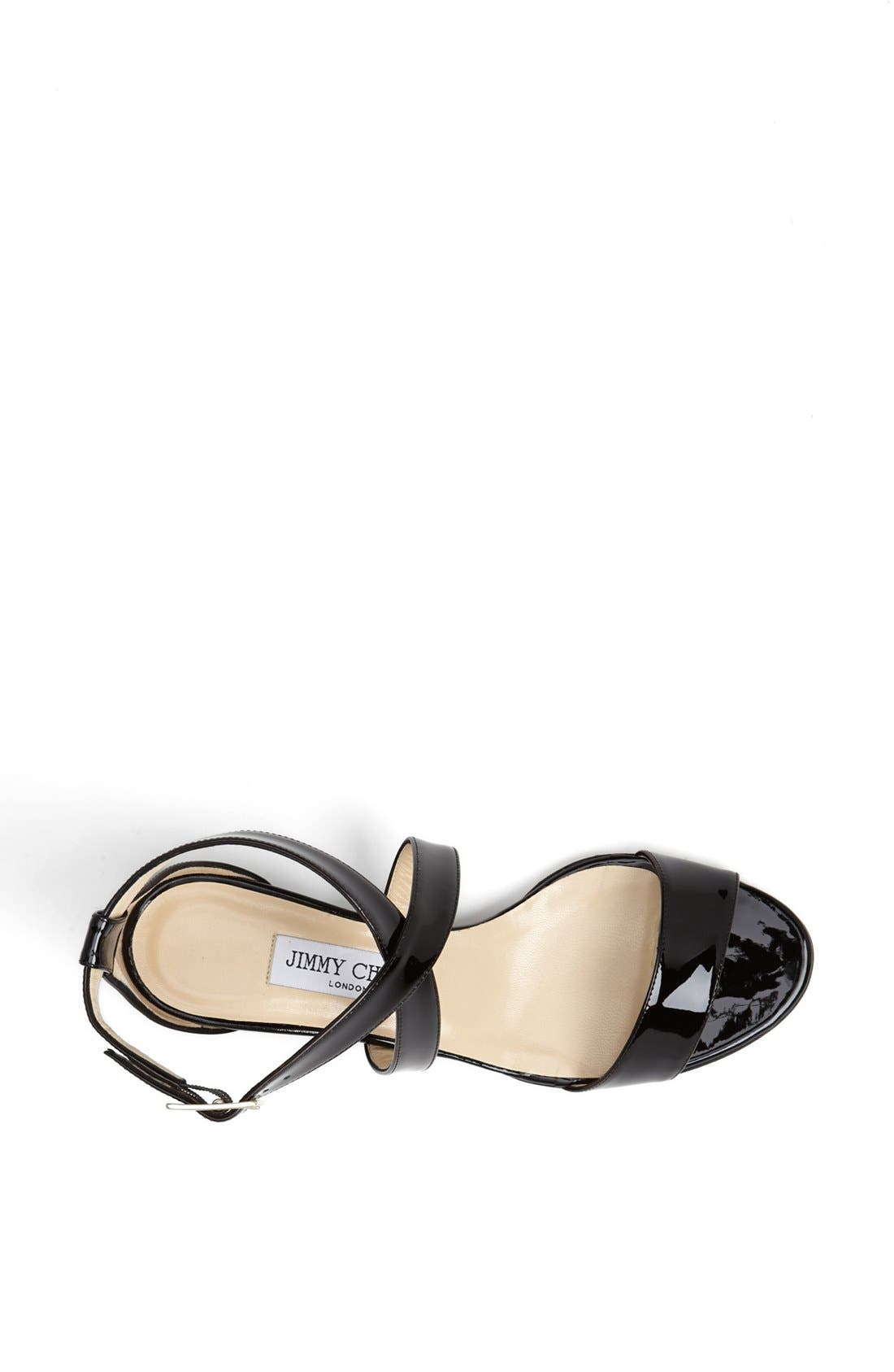 Jimmy Choo 'Chiara' Strap Wedge Sandal, Alternate, color, 