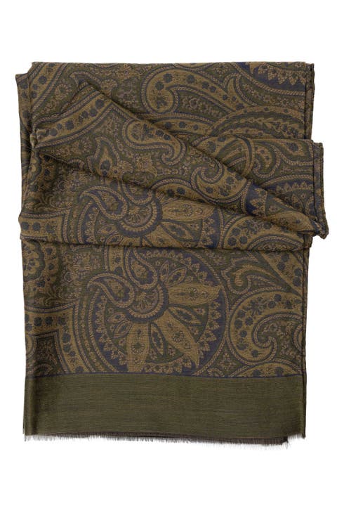 Leone - Wool Silk Scarf for Men