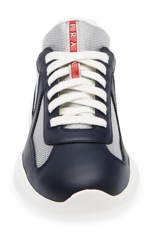 Prada Chunky Black Sneakers With Textured Panels