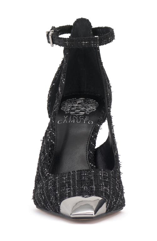 Vince Camuto Sachel Cap Toe Pump In Black Multi