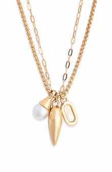 NORDSTROM RACK Cluster Charm Necklace