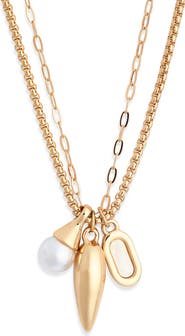 NORDSTROM RACK Cluster Charm Necklace