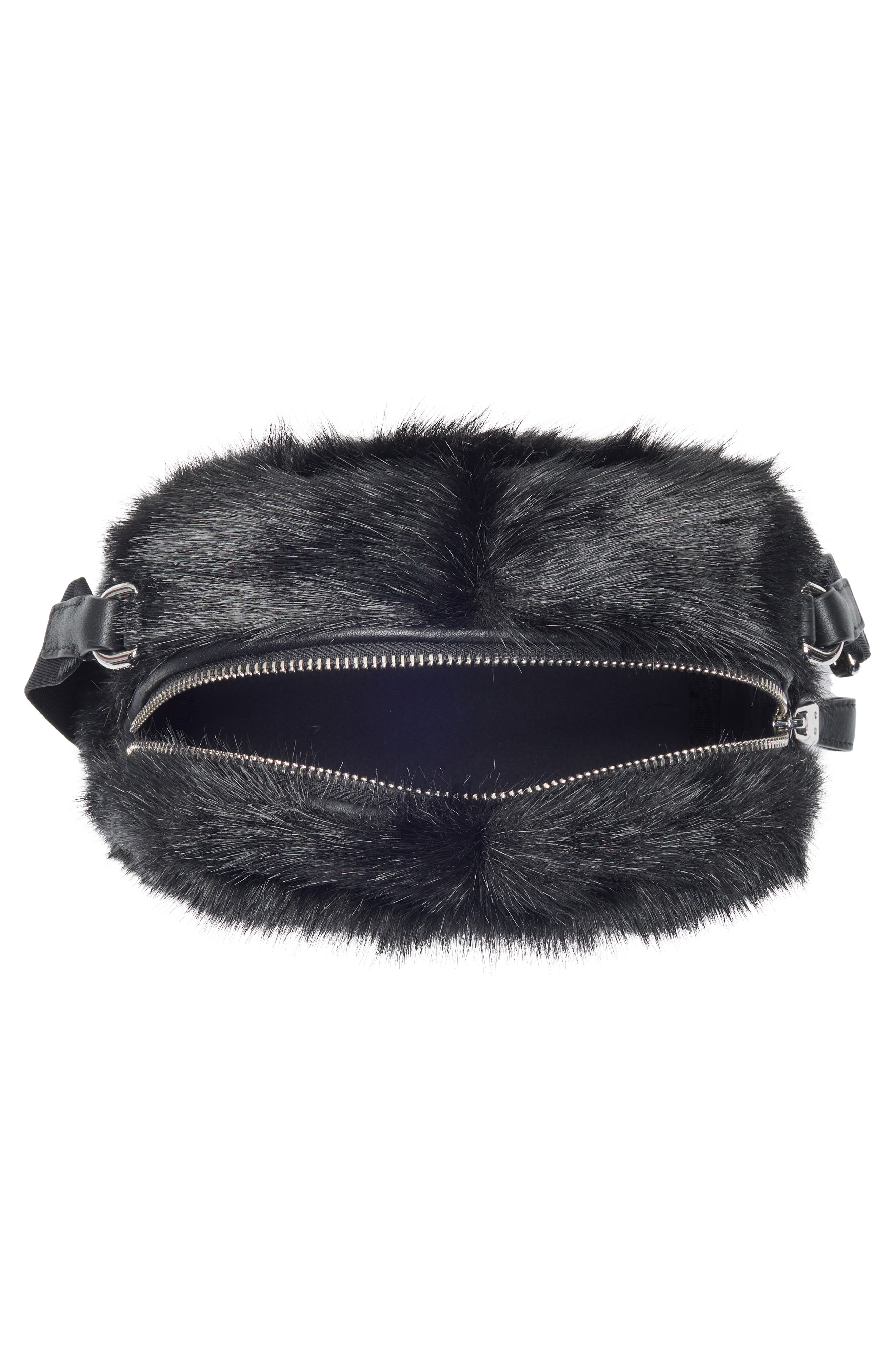 Kate Spade New York puffed faux fur crossbody bag, Alternate, color, 