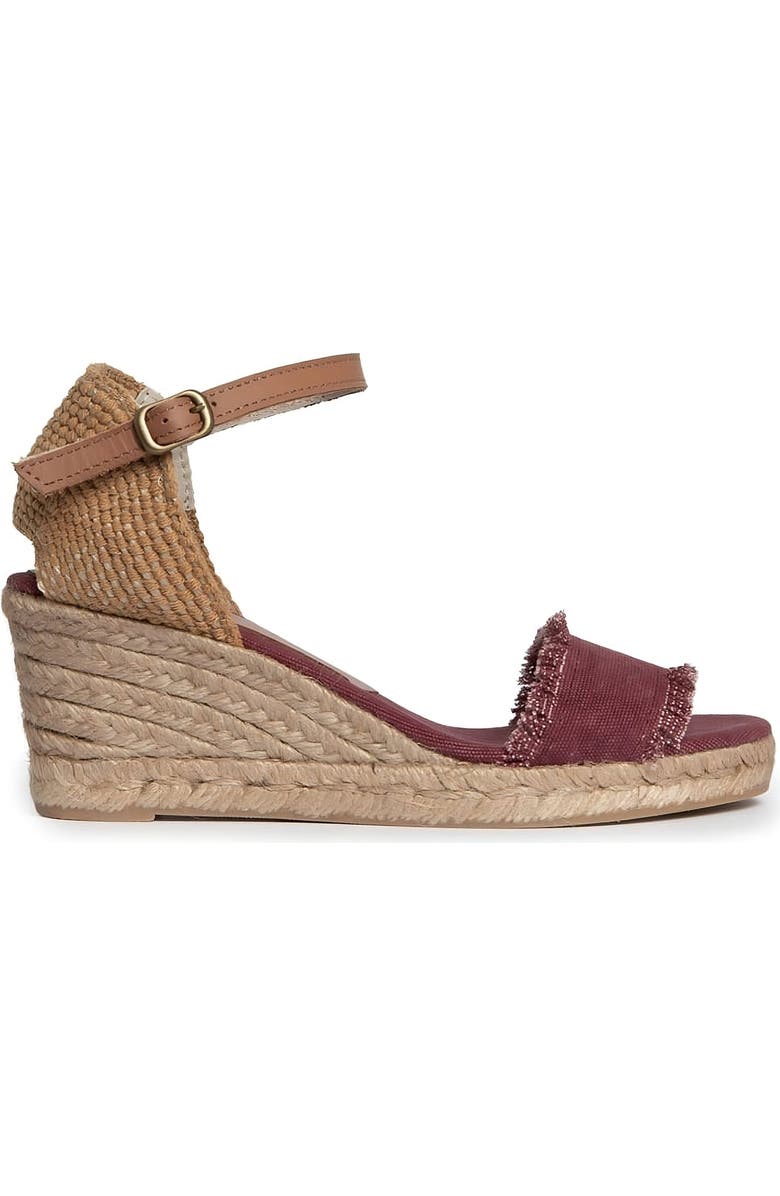 Menina Step Inesa Single Fringed Band Espadrille, Main, color, Terra Cotta